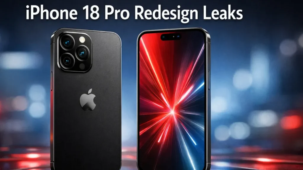 iPhone 18 Pro Redesign Leaks