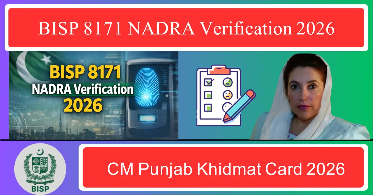 BISP 8171 NADRA Verification 2026