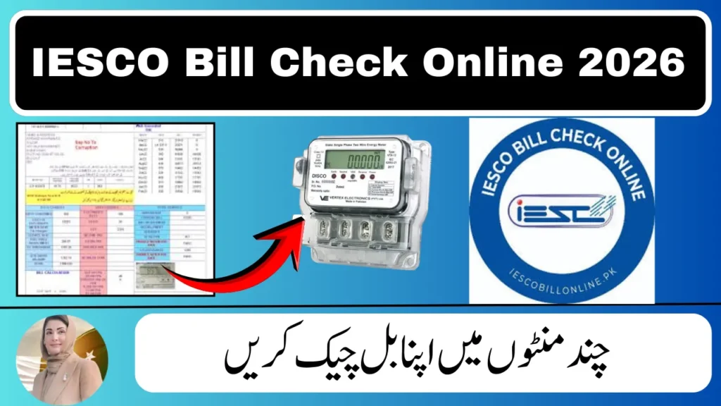 IESCO Bill Check Online 2026
