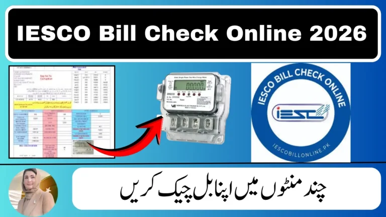 IESCO Bill Check Online 2026