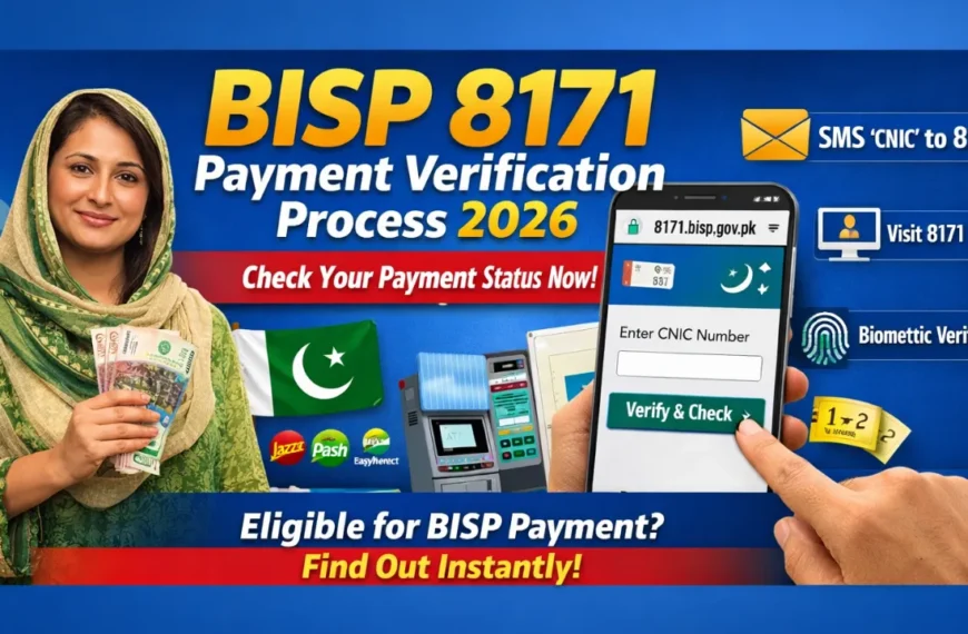 BISP 8171 Payment Status Check 2026