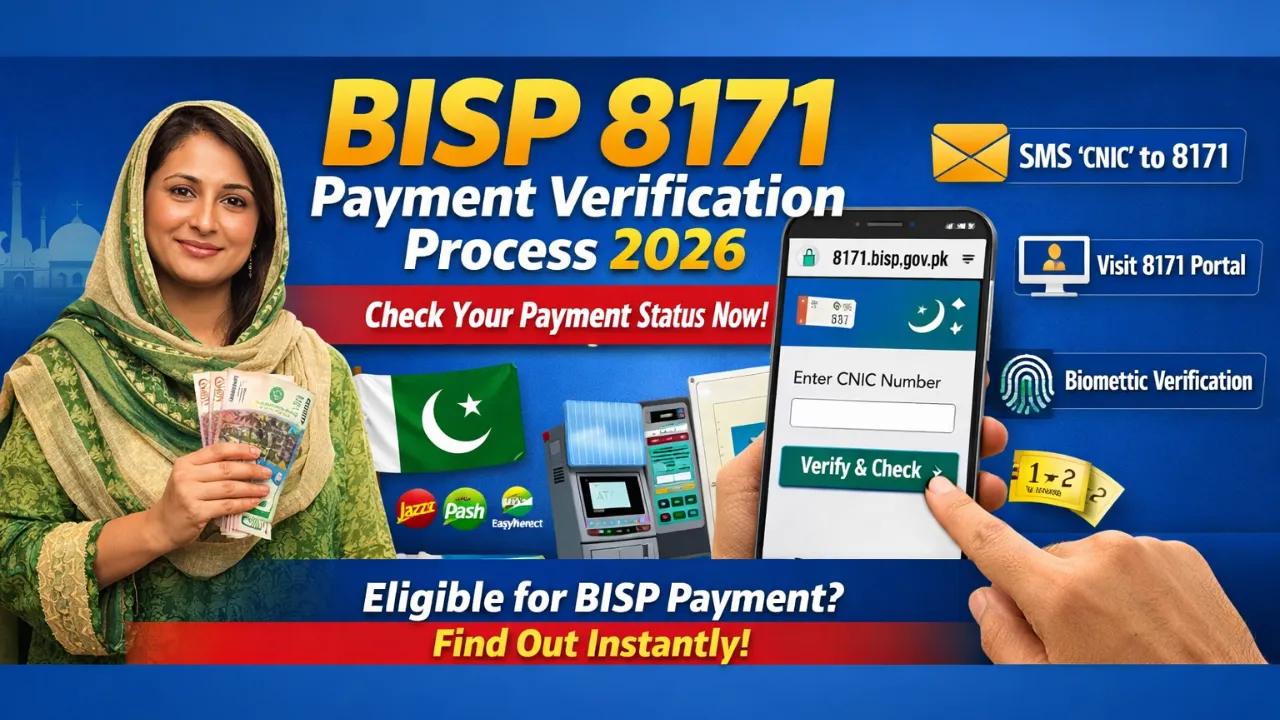 BISP 8171 Payment Status Check 2026