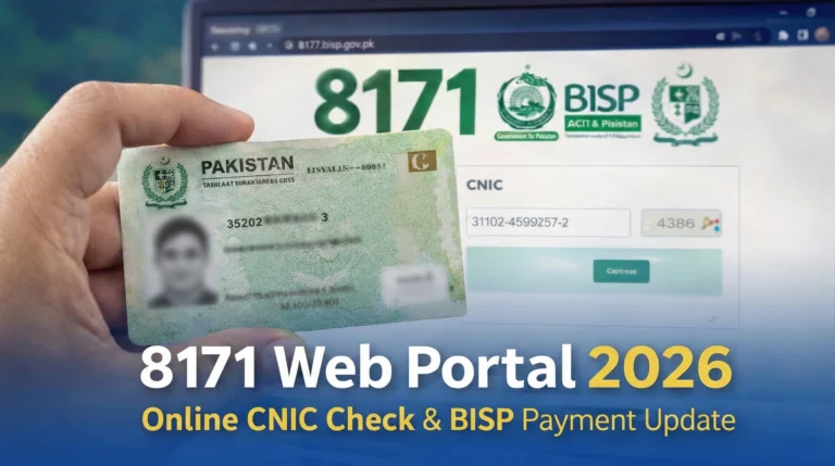 8171 CNIC Check Online 2026
