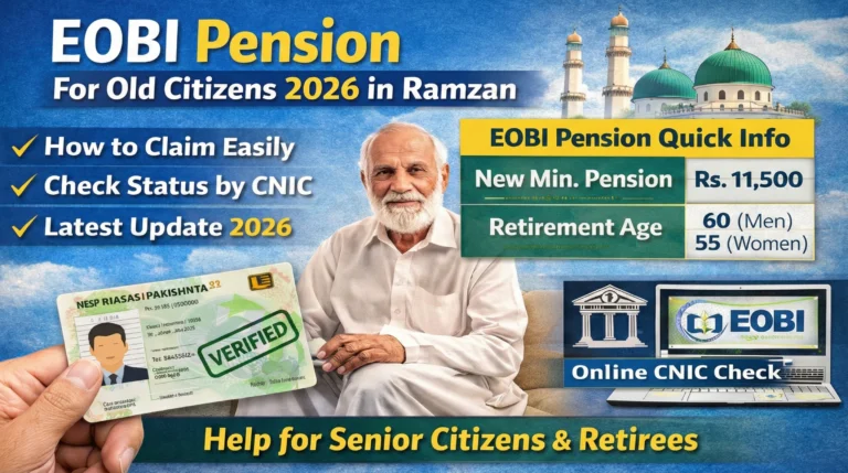 EOBI Pension 2026 Payment Update for Senior Citizens