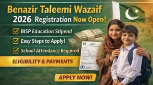 BISP Taleemi Wazaif 2026