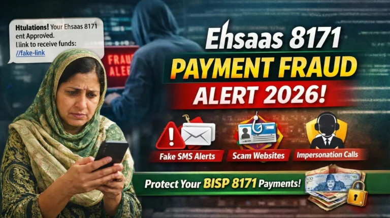 Ehsaas 8171 Payment Fraud Alert 2026