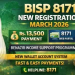 BISP 8171 New Registration March 2026 Update