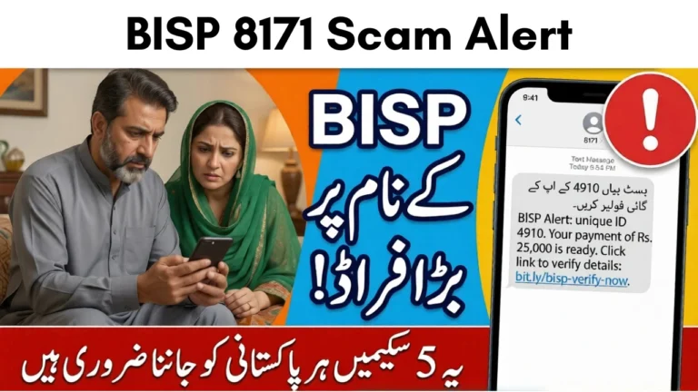 BISP 8171 Scam Alert
