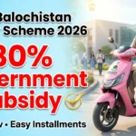 CM Balochistan Scooty Scheme 2026: 30% Subsidy & Easy Installments