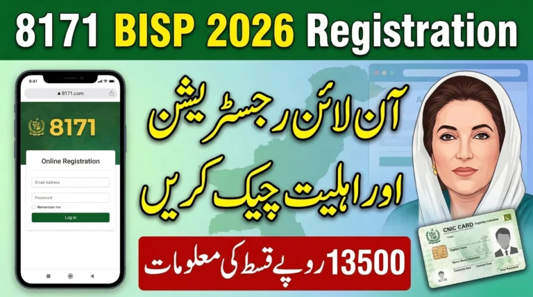 8171.bisp.gov.pk Online Registration 2026 New Method – Check BISP 13500 Payment & Eligibility